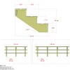 Trappevanger ^ Plus 3 TRIN TERRASSETRAPPE 1800 X 540 MM