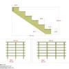 Trappevanger ^ Plus 6 TRIN TERRASSETRAPPE 1200 X 1050 MM