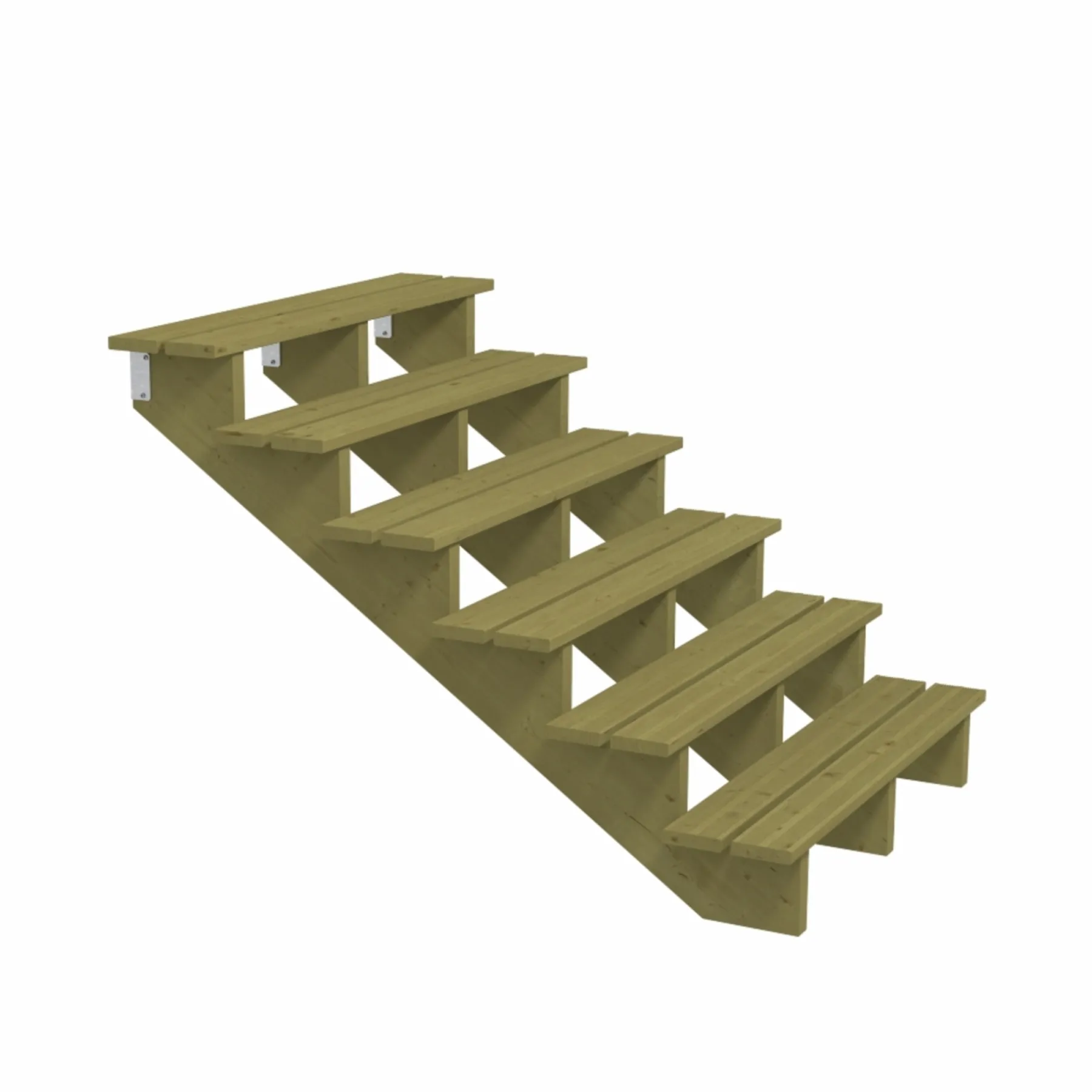 Trappevanger ^ Plus 6 TRIN TERRASSETRAPPE 1200 X 1050 MM