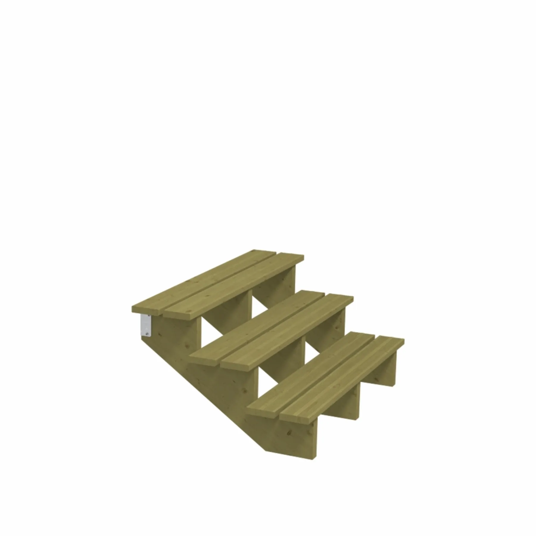Trappevanger ^ Plus 3 TRIN TERRASSETRAPPE 1200 X 540 MM