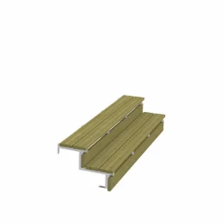 Trappevanger ^ Plus 2 TRIN TERRASSETRAPPE 1800 X 370 MM