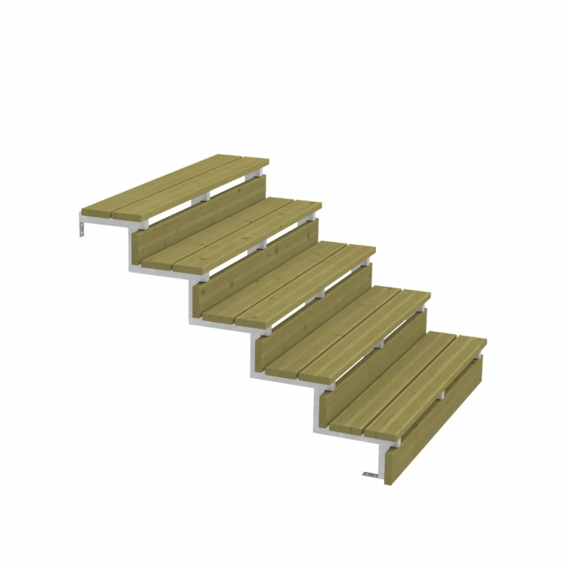 5 TRIN TERRASSETRAPPE 1200 X 880 MM>Plus