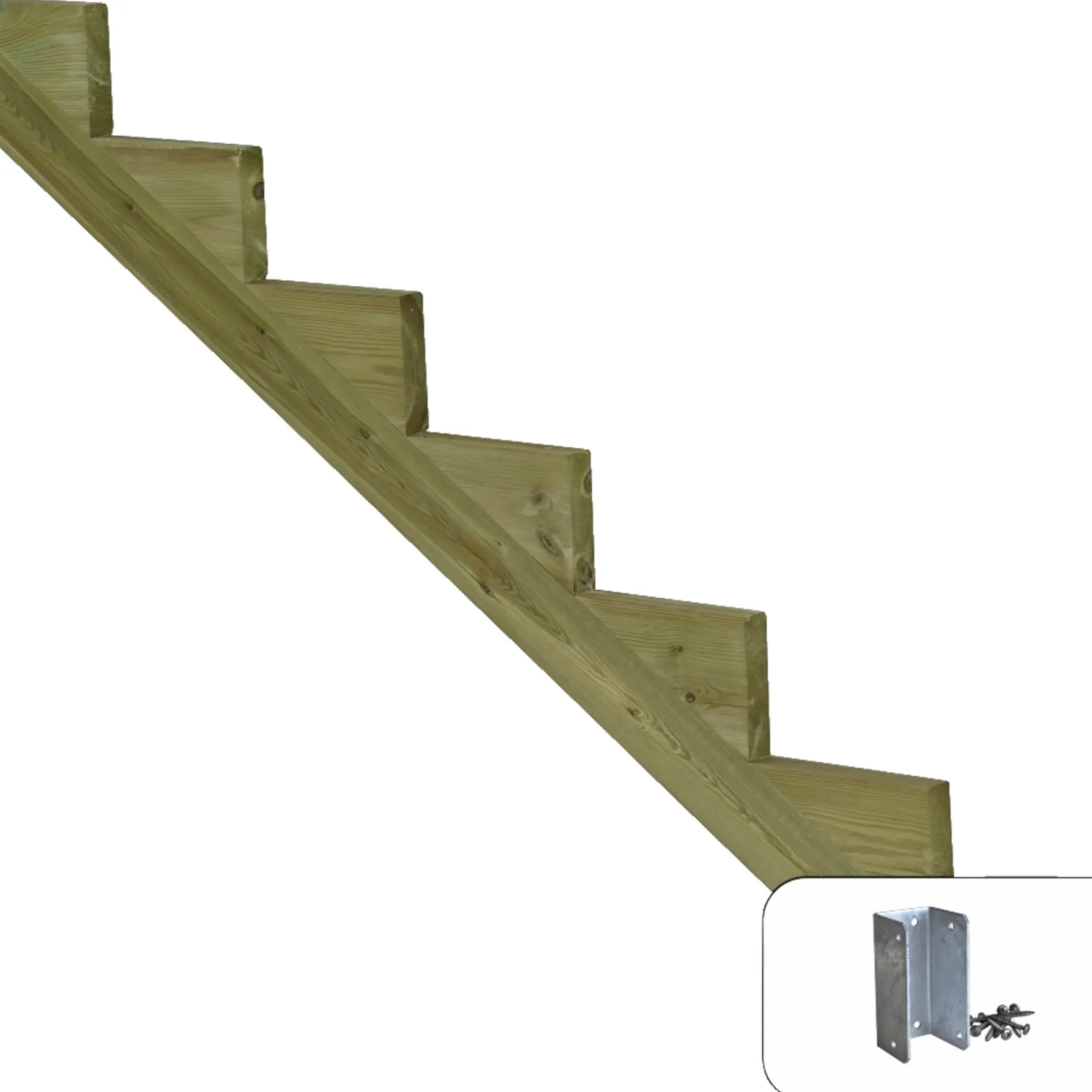 7 TRIN TRAPPEVANGE 42 X 1190 MM>Plus Discount
