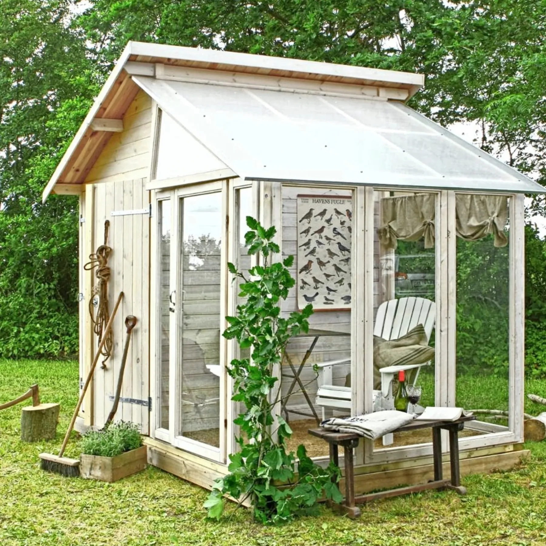 UDERUM REDSKABSRUM M/DRIVHUS 6,6 M2>Plus Clearance