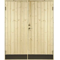 Yderdøre ^ Plus VIBO UDHUSDØRE DOBBELT UDHUSDØR 105 X 1512 X 1878 MM HØJRE