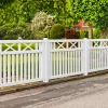 VINESSE TRÆHEGN FUNGICIDBEHANDLET & GRUNDMALET 2 GANGE HVID 150 X 96 CM>Plus New