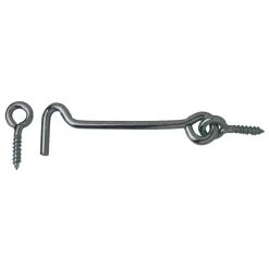 Kroge ^ PN beslag DØRKROG 75 MM ELFORZINKET 1 STK