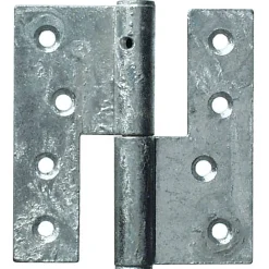 VINDUES- OG DØRHÆNGSEL 85X33 MM VENSTRE VARMFORZINKET 1 STK>PN beslag