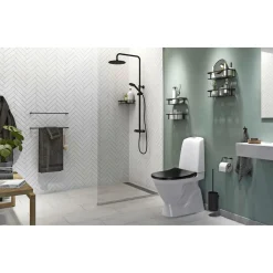 Toiletsæder ^ Pressalit NORDEN S1062 TOILETSÆDE SORT