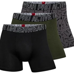. TIGHTS L SORT/GRÅ/GRØN>ProActive Hot