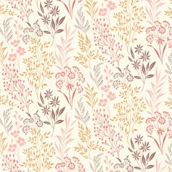Tapet & Glasvæv ^ Rasch STUDIO 2027 BLOMSTER TAPET 0,53X10 M