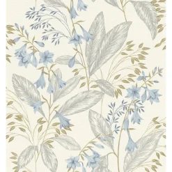 Tapet & Glasvæv ^ Rasch STUDIO 2027 BLOMSTER TAPET 0,53X10 M