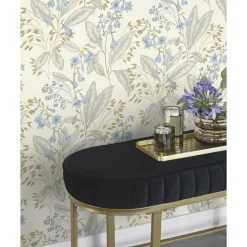 Tapet & Glasvæv ^ Rasch STUDIO 2027 BLOMSTER TAPET 0,53X10 M