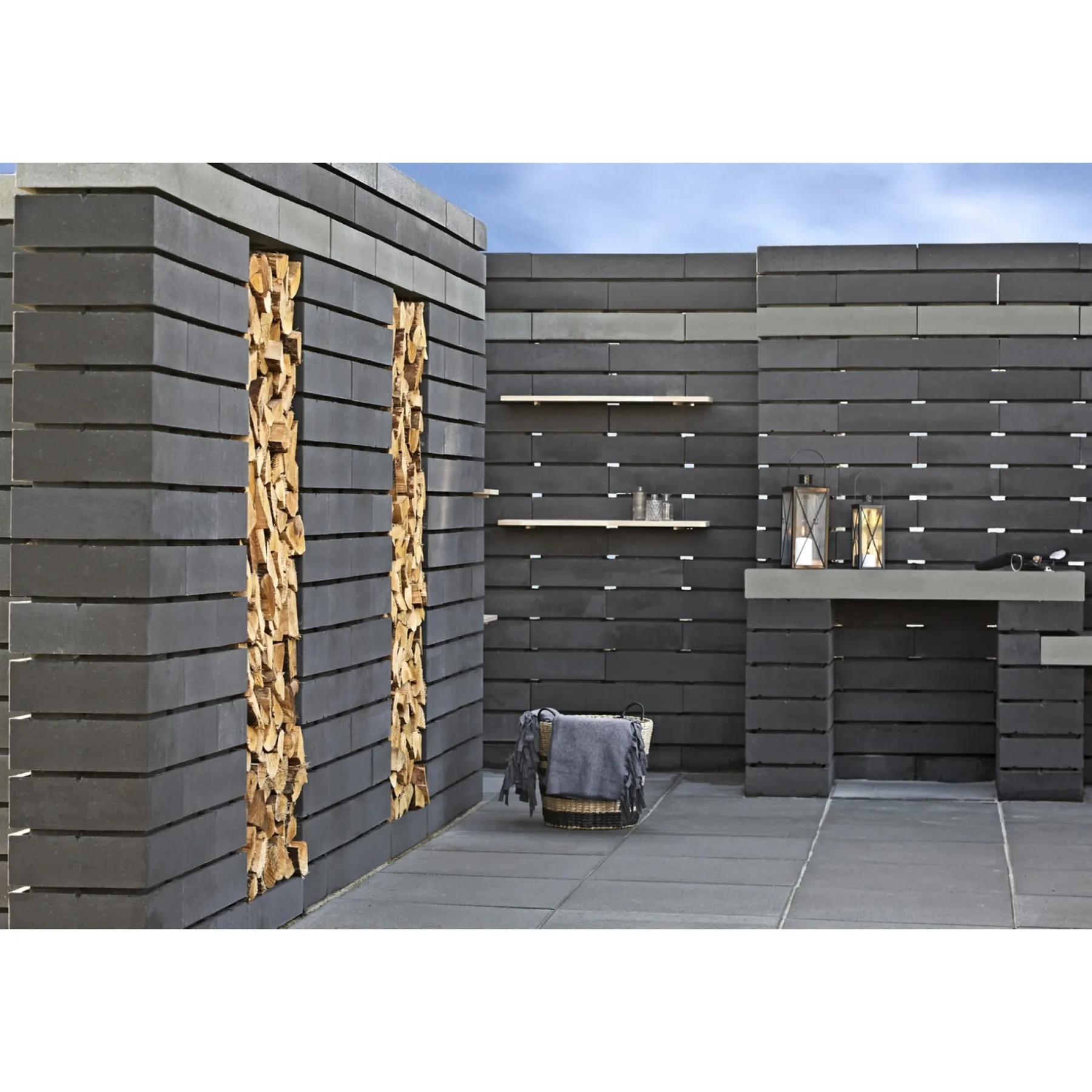 NORDIC-WALL NORMALSTEN STØTTEMUR 12 X 30 X 60 CM KOKSGRÅ>RBR Sale