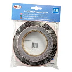 Tagplader Plast ^ Rias MAGNET 2MTR STÅL-LISTE