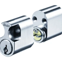 Låsecylindere ^ Ruko SERIE 600RB RB2602 CYLINDER DOBBELTCYLINDER GRÅ 1 SÆT