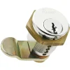 Låsecylindere ^ Ruko SERIE 1200 RD1607 LÅSESÆT CYLINDERLÅS BLANK KROM 1 STK