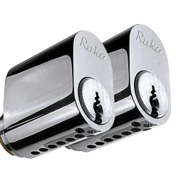 Låsecylindere ^ Ruko SERIE 1200 RD1660 RFL LÅSESÆT CYLINDERLÅS GRÅ 1 SÆT