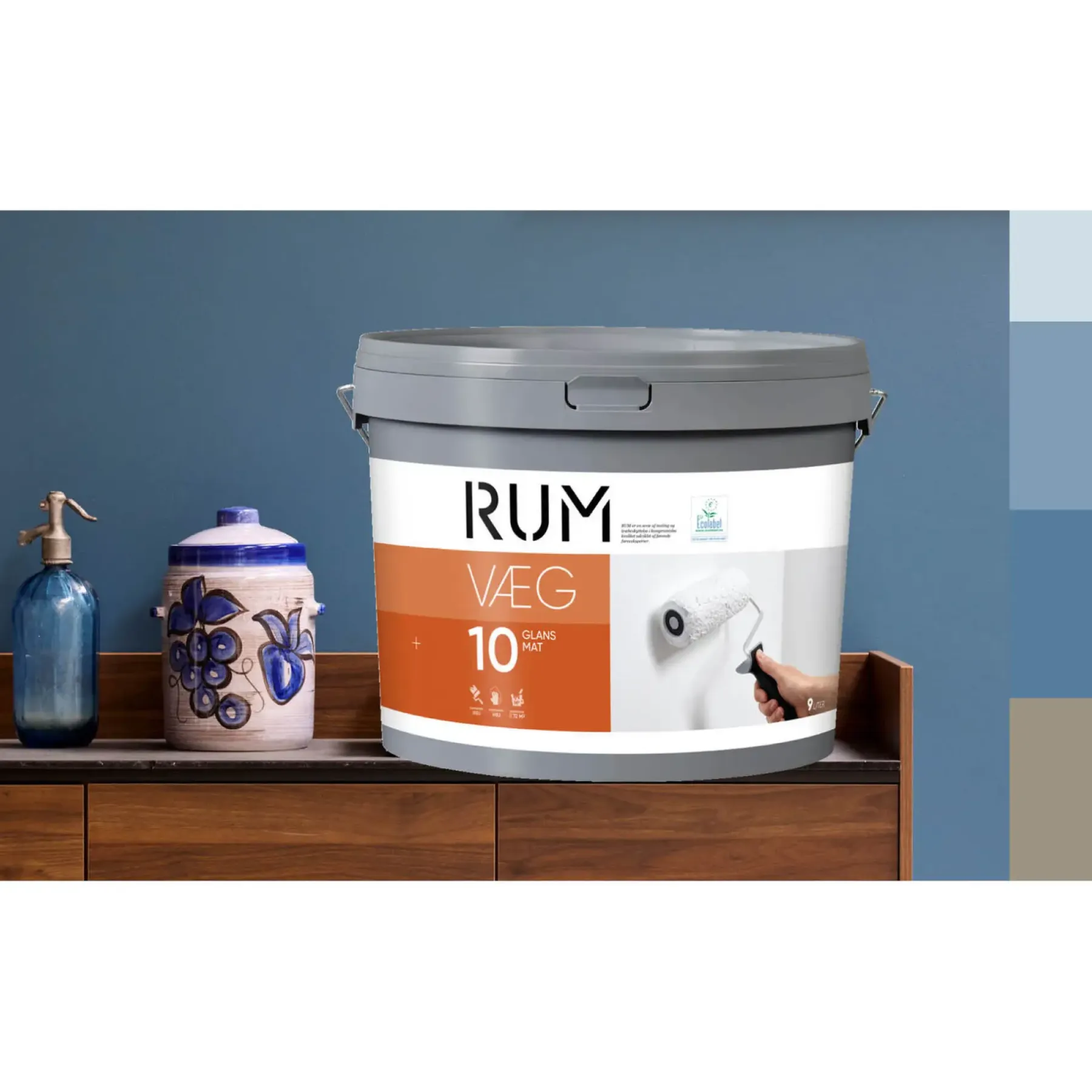 10 VÆGMALING 9 L HVID>Rum Discount