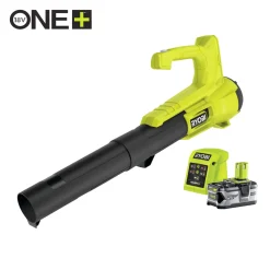 Løvsugere ^ Ryobi LØVBLÆSER 18V MED BATTERI OG LADER