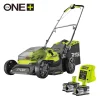 Plæneklippere ^ Ryobi PLÆNEKLIPPER AKKU 18V MED BATTERI OG LADER