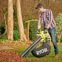 Løvsugere ^ Ryobi RY18BVXA-0 LØVBLÆSER 18V UDEN BATTERI OG LADER