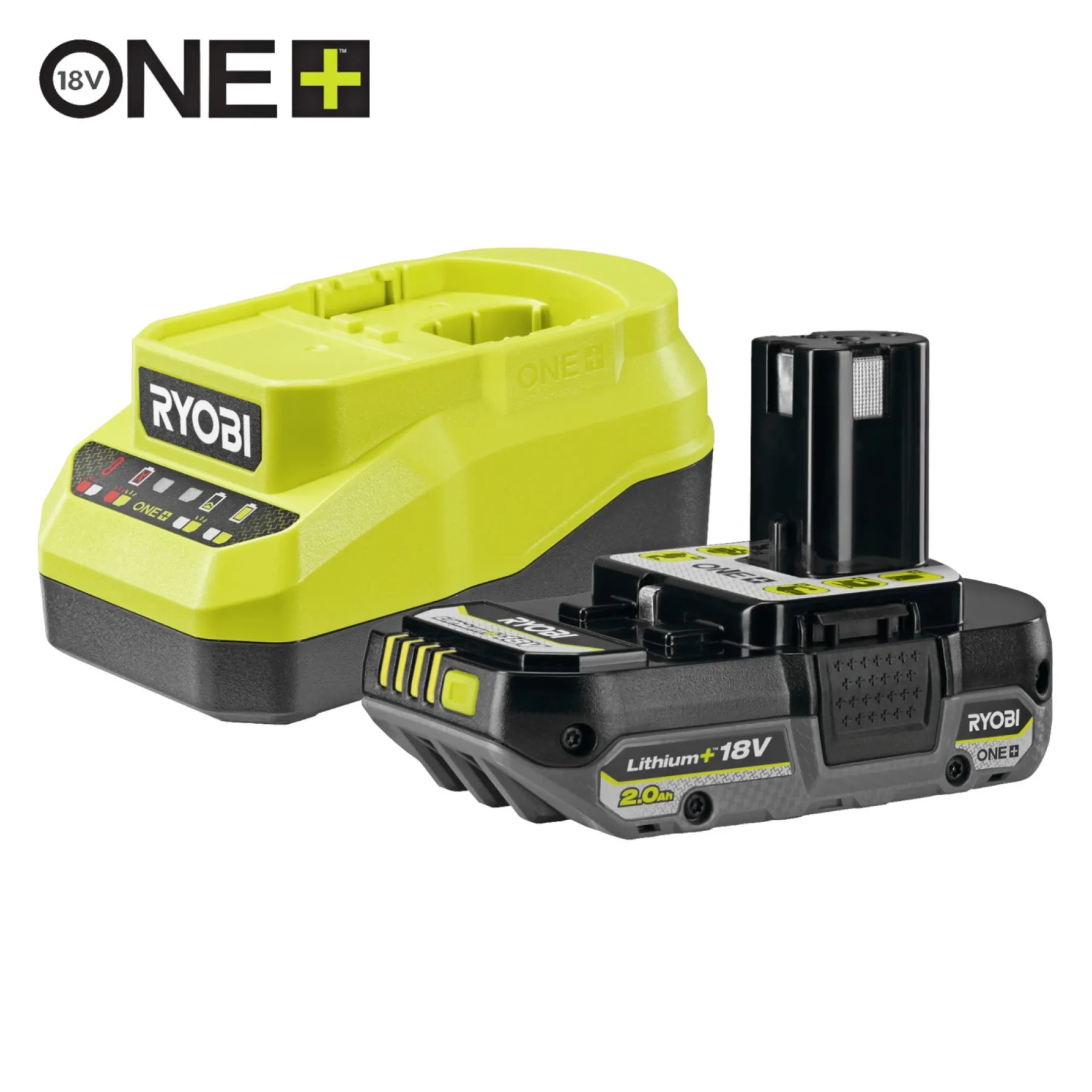 BATTERI OG LADER 18V 2,0 AH>Ryobi Outlet