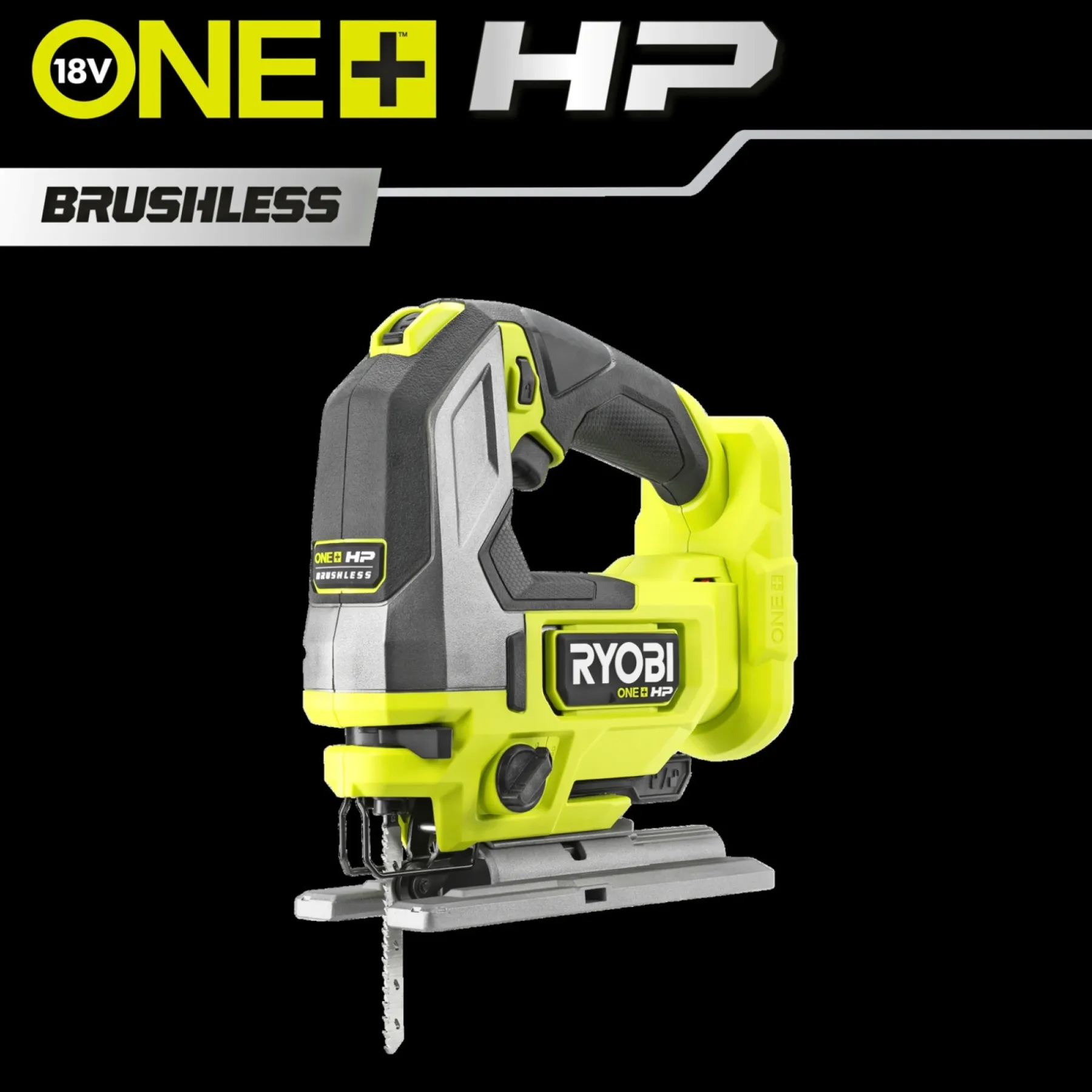 Stiksave ^ Ryobi ONE+ RJS18X-0 STIKSAV AKKU 18V UDEN BATTERI OG LADER