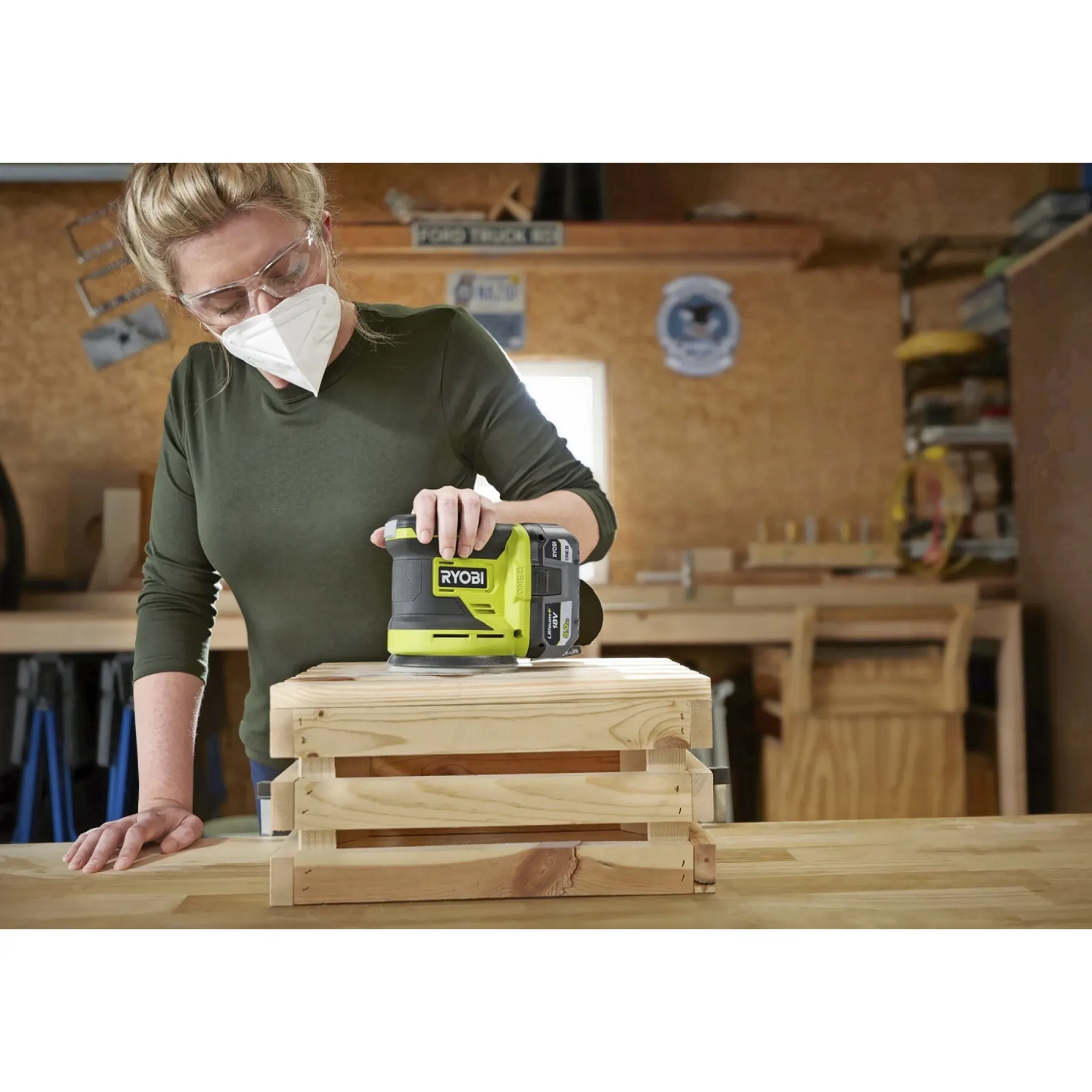 RROS18-0 EXCENTERSLIBER AKKU>Ryobi Outlet