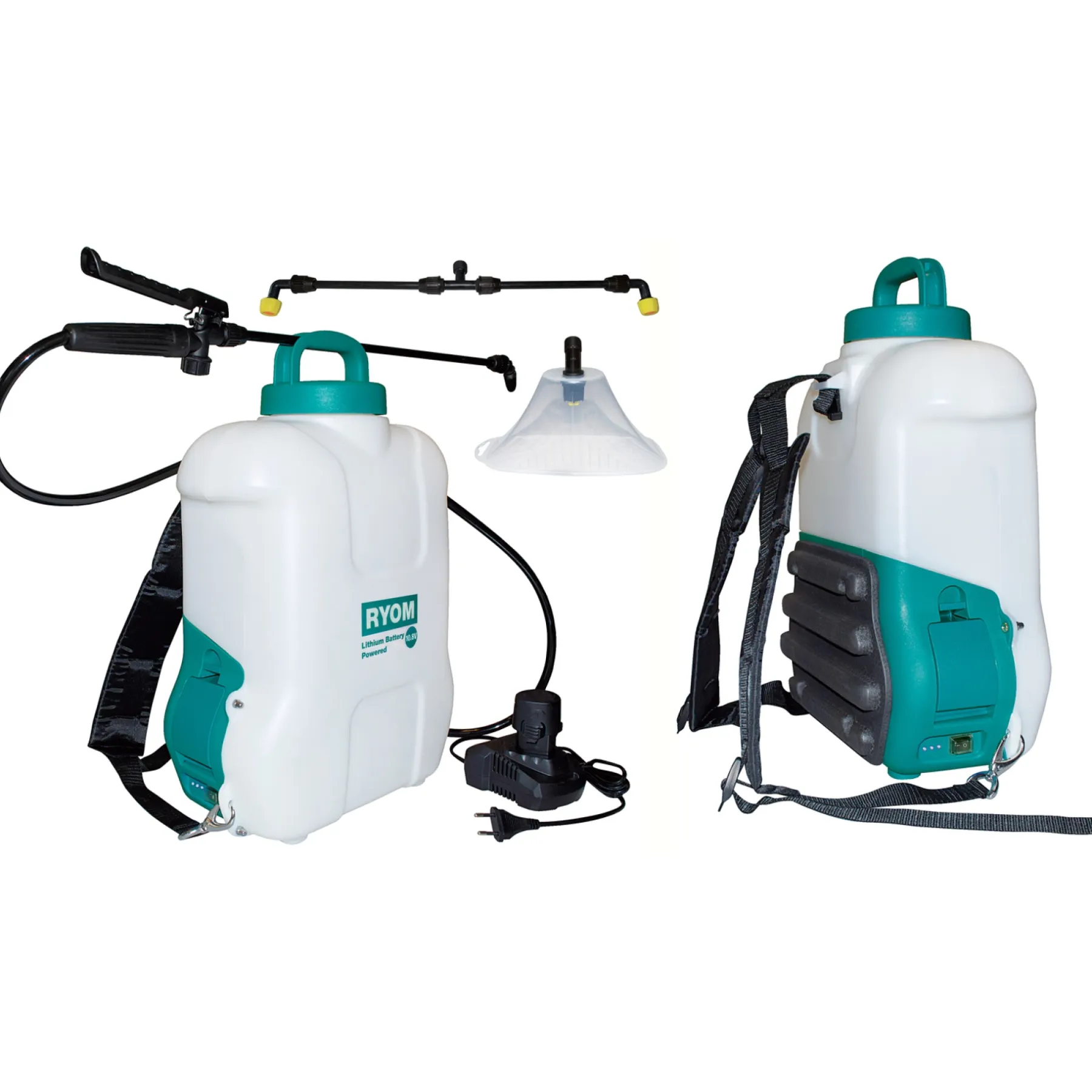 Vandingsartikler ^ Ryom BATTERIDREVET TRYKSPRØJTE 10,8V - 10L