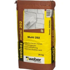 MULTI 292 MULTIPUDS HVID 25 KG>Saint-Gobain Weber New