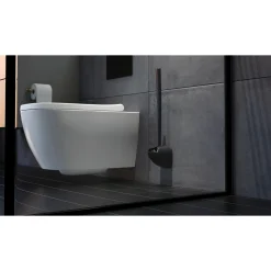 Tilbehør Badeværelse ^ Sanimaid COPENHAGEN TOILETBØRSTE MAT SORT