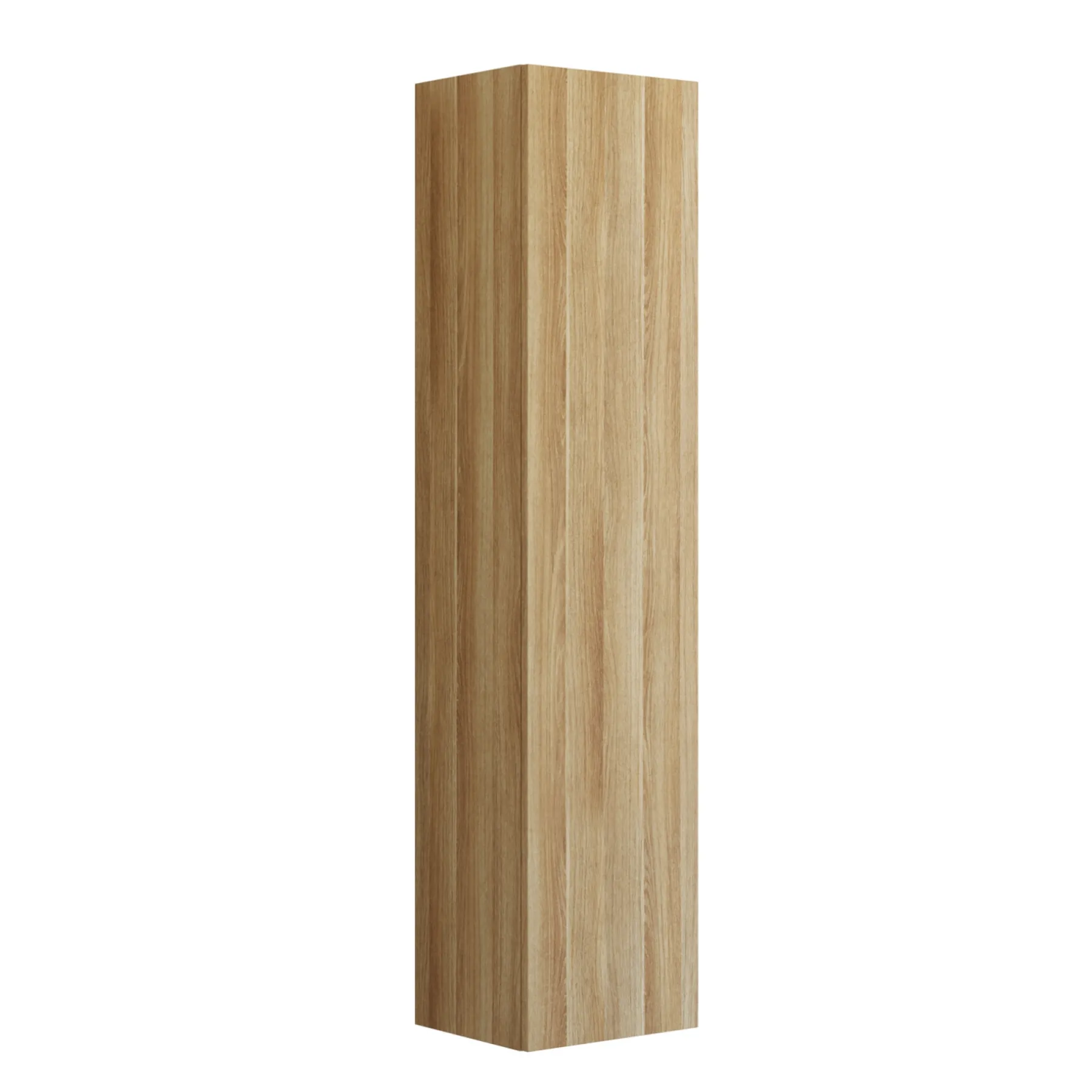 Badeværelsesmøbler ^ Scanbad DELTA HØJSKAB VENSTREHÆNGSLET VARM EG 40 X 176 CM