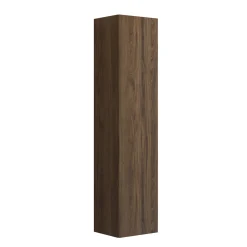 Badeværelsesmøbler ^ Scanbad DELTA HØJSKAB VENSTREHÆNGSLET BRUN EG 40 X 176 CM