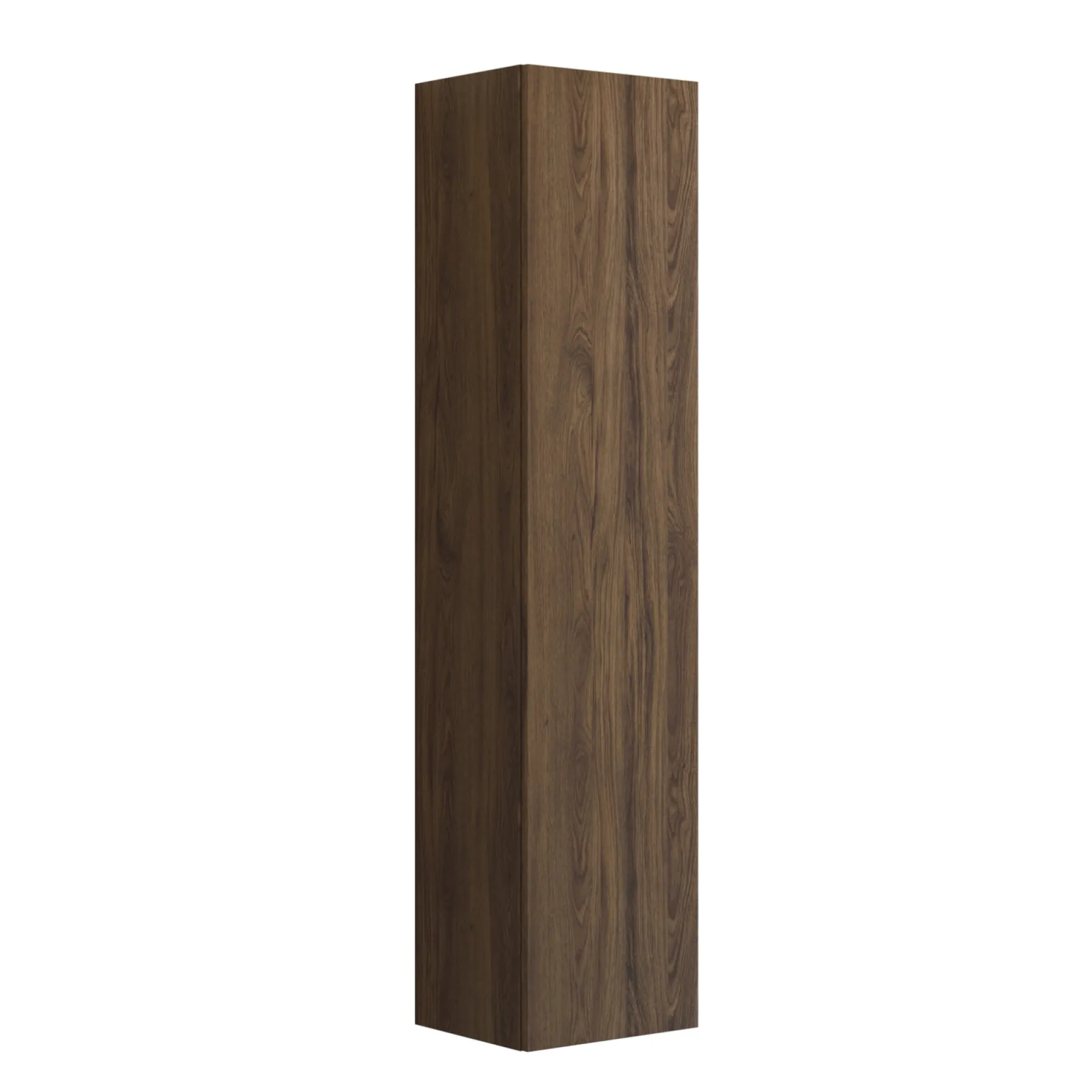 Badeværelsesmøbler ^ Scanbad DELTA HØJSKAB VENSTREHÆNGSLET BRUN EG 40 X 176 CM