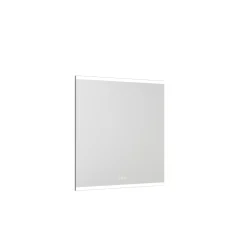 Badeværelsesmøbler ^ Scanbad DELTA PANORAMA SPEJL M/ LYS MED LYSSTYRING 80 X 80 CM SPEJLGLAS