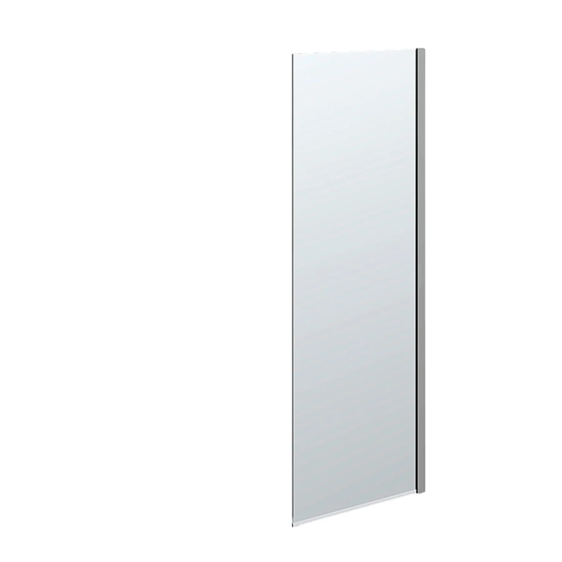 Brusevægge ^ Scanbad FLEXI MAT ALU PROFIL, 1 STK. FAST BRUSEVÆG KLAR GLAS 69 CM