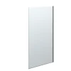 Brusevægge ^ Scanbad FLEXI MAT ALU PROFIL, 1 STK. FAST BRUSEVÆG KLAR GLAS 99 CM