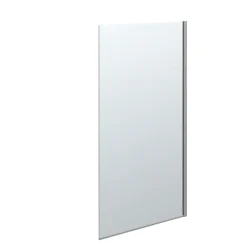 Brusevægge ^ Scanbad FLEXI MAT ALU PROFIL, 1 STK. FAST BRUSEVÆG KLAR GLAS 99 CM