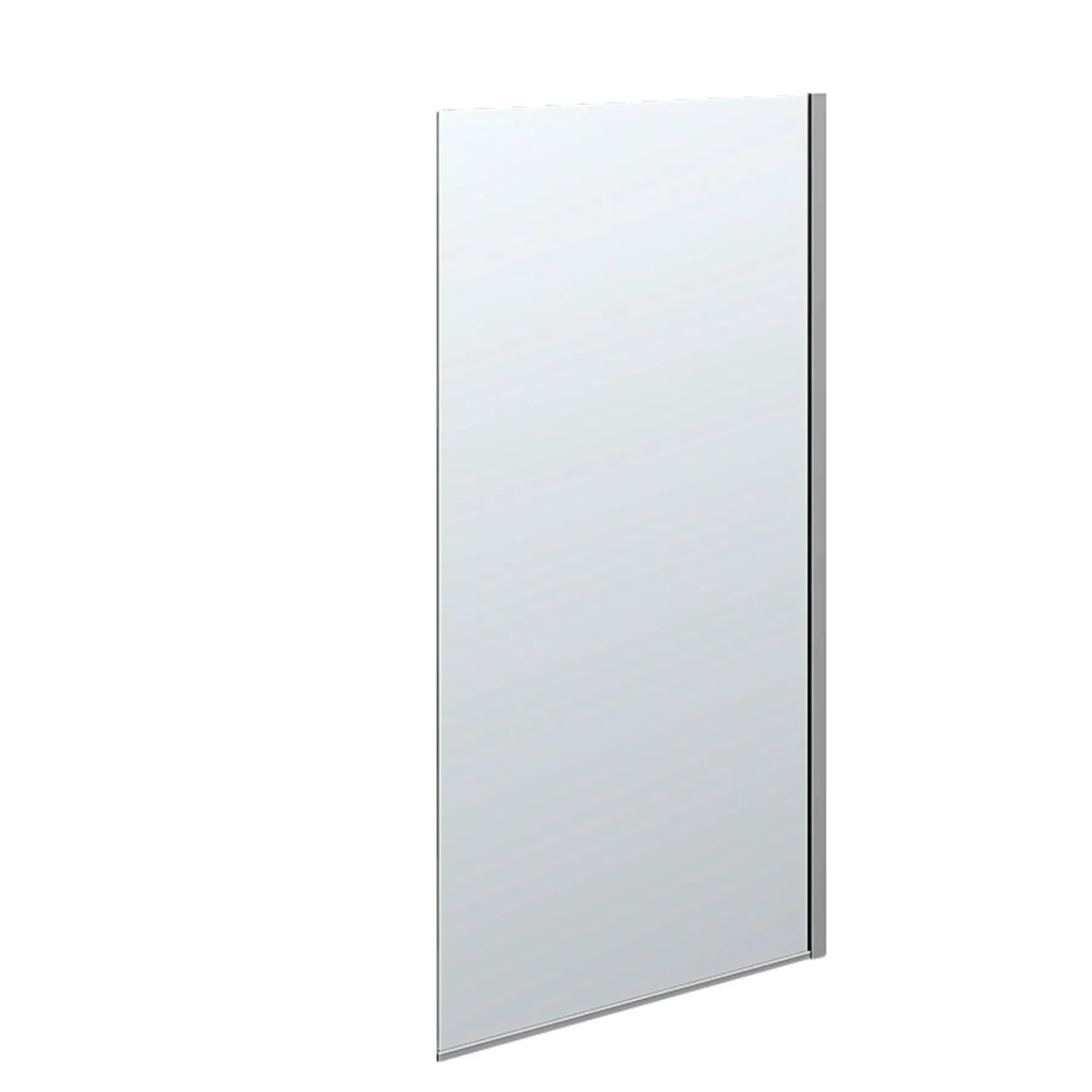 Brusevægge ^ Scanbad FLEXI MAT ALU PROFIL, 1 STK. FAST BRUSEVÆG KLAR GLAS 99 CM