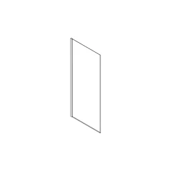 Brusevægge ^ Scanbad MATCH BRUSEVÆG KLAR GLAS 138 CM