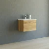 Badeværelsesmøbler ^ Scanbad MULTO AMBER BADMØBEL VARM EG 1 LÅGE 61 CM