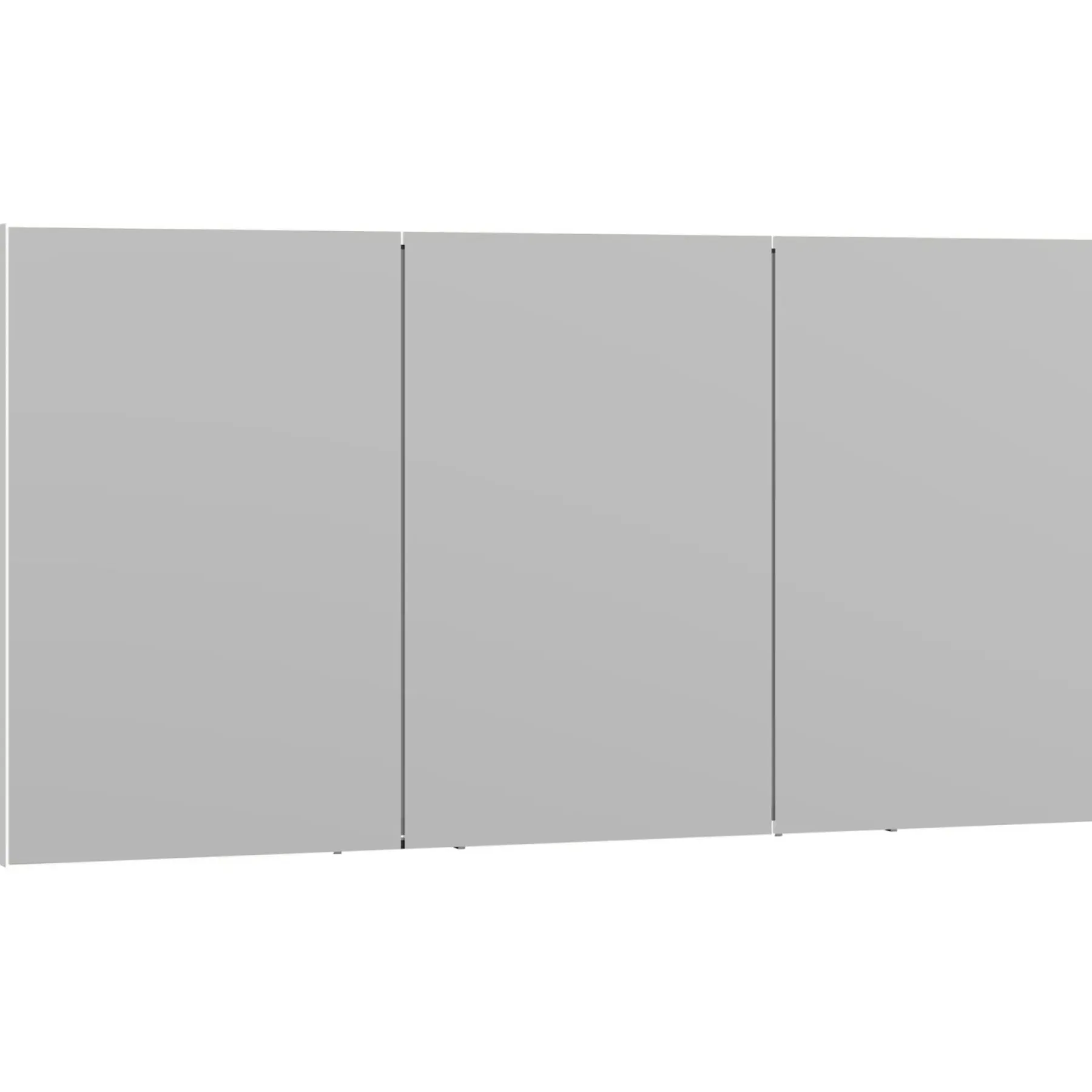 Badeværelsesmøbler ^ Scanbad MULTO SPEJLSKAB UDEN LAMPER HVID 120 X 64 CM
