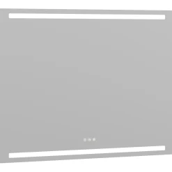 DELTA SPEJL M/ LYS MED LYSSTYRING 80 X 100 CM>Scanbad Clearance