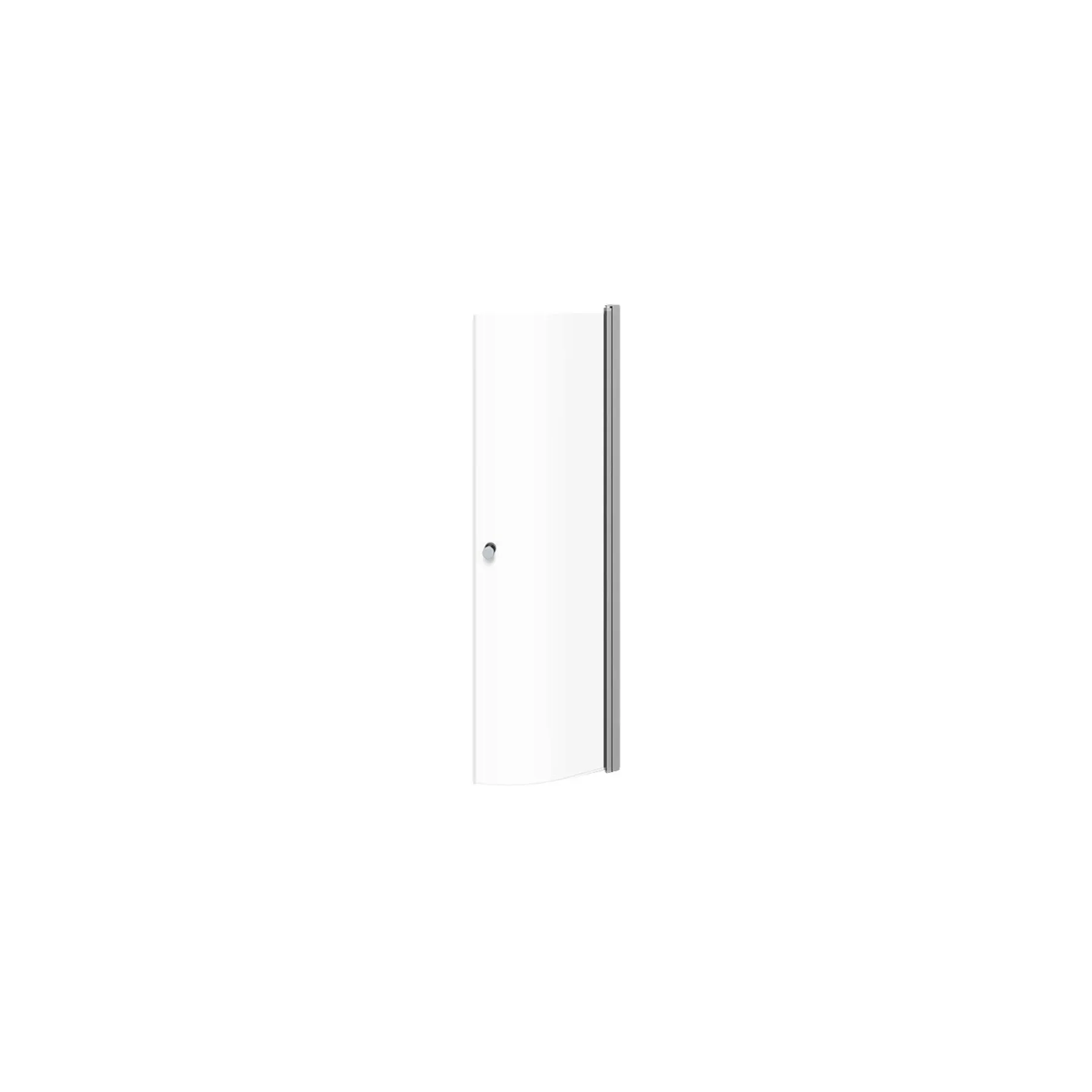 FLEXI MAT ALU PROFIL, 1 STK. BRUSEDØR 64 CM KLART GLAS>Scanbad New