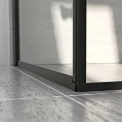 FLEXI SORT PROFIL, 1 STK. BRUSEDØR 74 CM KLART GLAS>Scanbad New