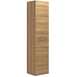 MULTO HØJSKAB HØJREHÆNGSLET VARM EG 40 X 175 CM>Scanbad New