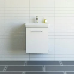 MULTO LOTTO BADMØBEL HVID MAT 1 LÅGE 55 CM>Scanbad Best