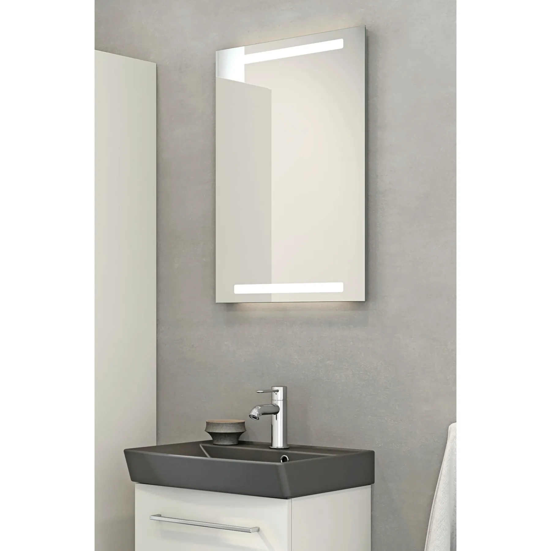 MULTO+ SPEJL UDEN LYSSTYRING 70 X 50 CM SPEJLGLAS>Scanbad Hot