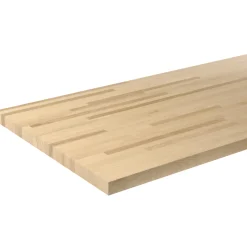 Bordplader & Hylder ^ Scandiwood TRÆBORDPLADE ASK 610 X 3000 X 38 MM